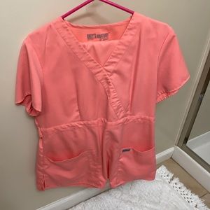 Bubblegum pink greys anatomy scrub set
